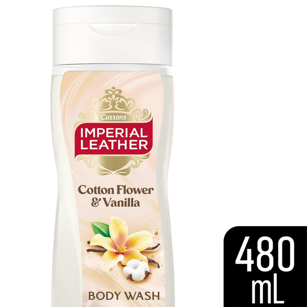 Imperial Leather Moisturising Body Wash Cotton Flower & Vanilla Orchid 500ml