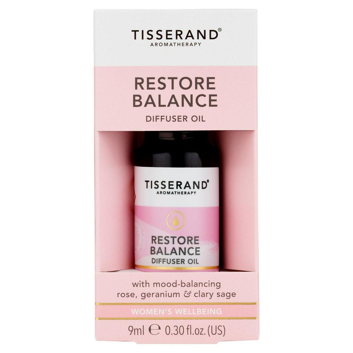 Mood-Balancing Diffuser Oil with Rose, Geranium and Clary Sage 9ml