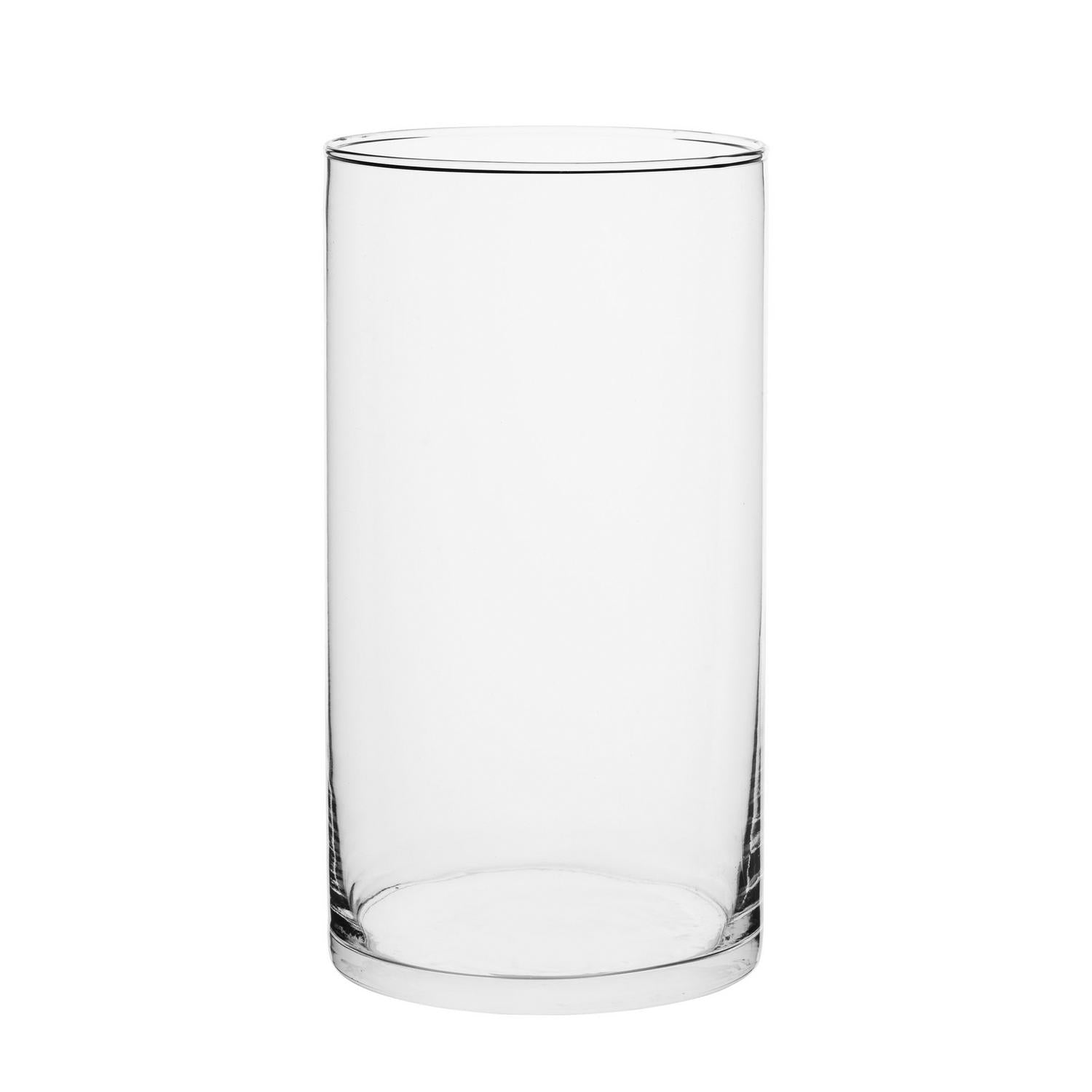 Habitat Tall Clear Glass Vase 100% Soda Lime Glass, UK version