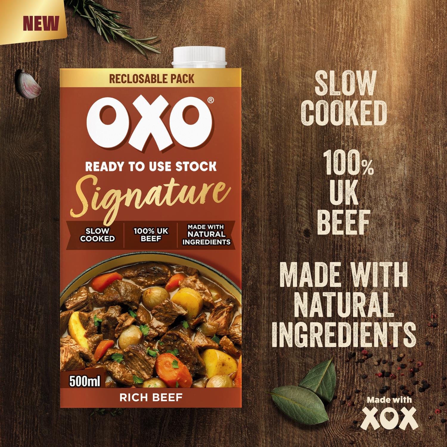 Oxo Ready to Use Stock Signature Rich Beef 500ml