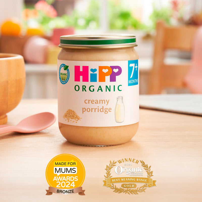 HiPP Organic Creamy Porridge Baby Food 160g, UK version