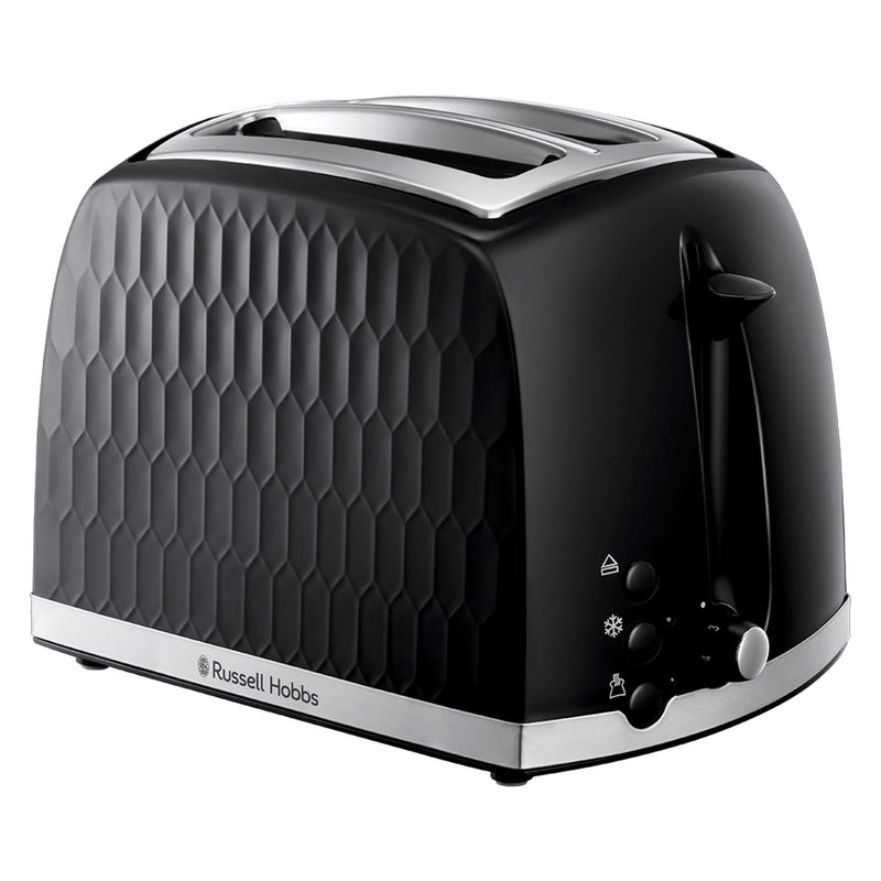 Russell Hobbs toaster black 2 slice model imported from the UK