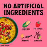 Mild Spiced Sweetcorn, Potato and Red Pepper Soup 560g