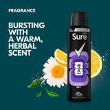 Sure 48hr Men Active Dry Anti-Perspirant Deodorant Aerosol 150ml