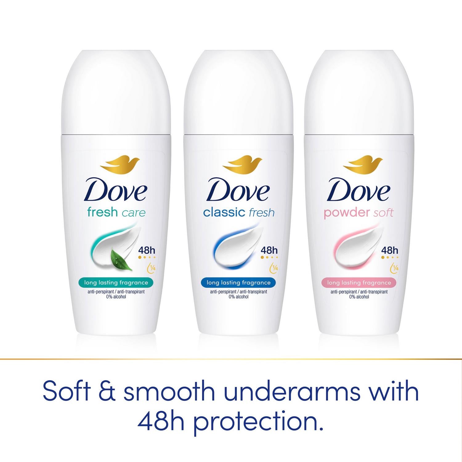 Dove Anti Perspirant Roll On Powder 50ml