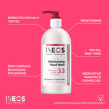 INEOS White Rose Neroli moisturising hand wash, imported from the UK