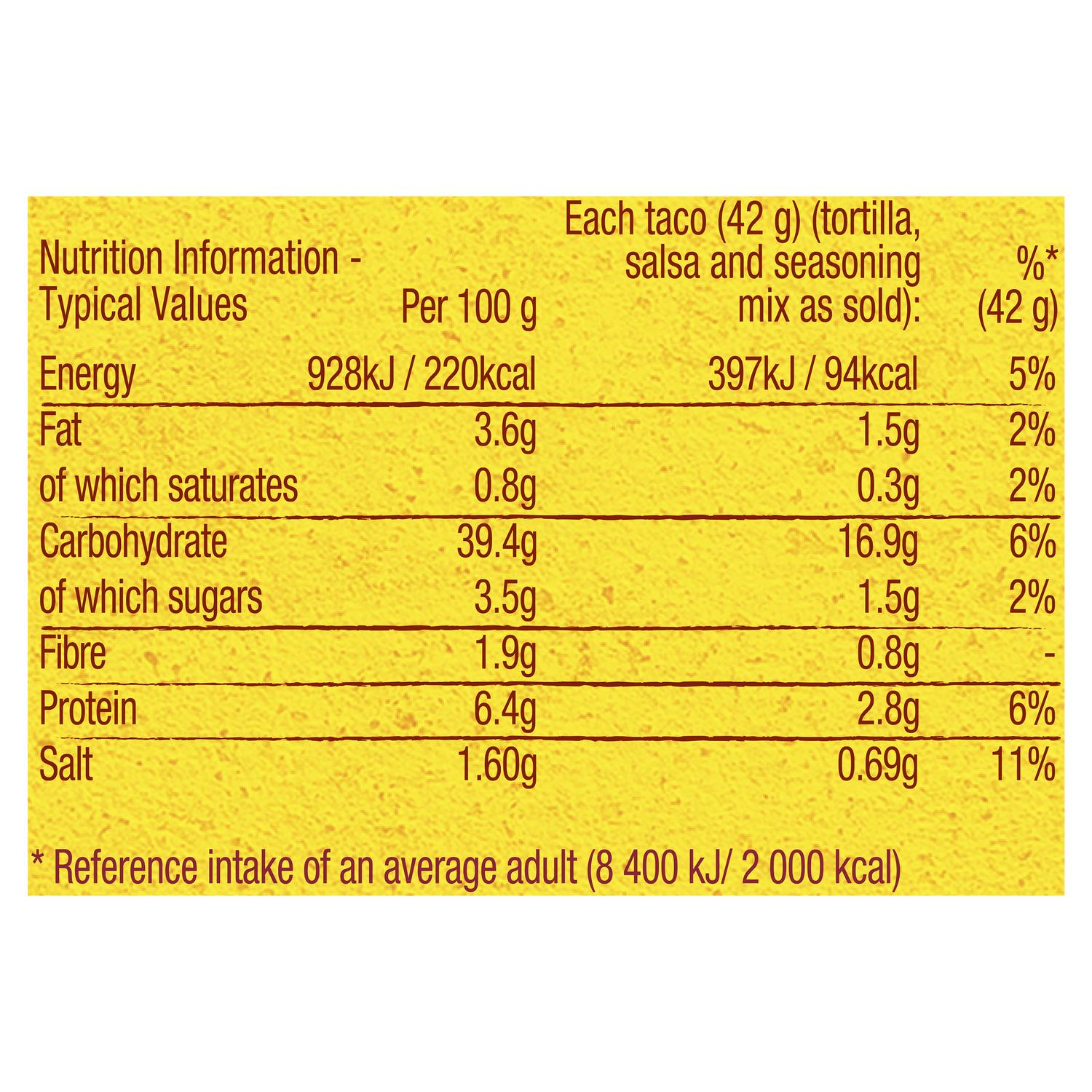 Old El Paso Mexican Soft Taco Street Vibes Kit Al Pastor 257g