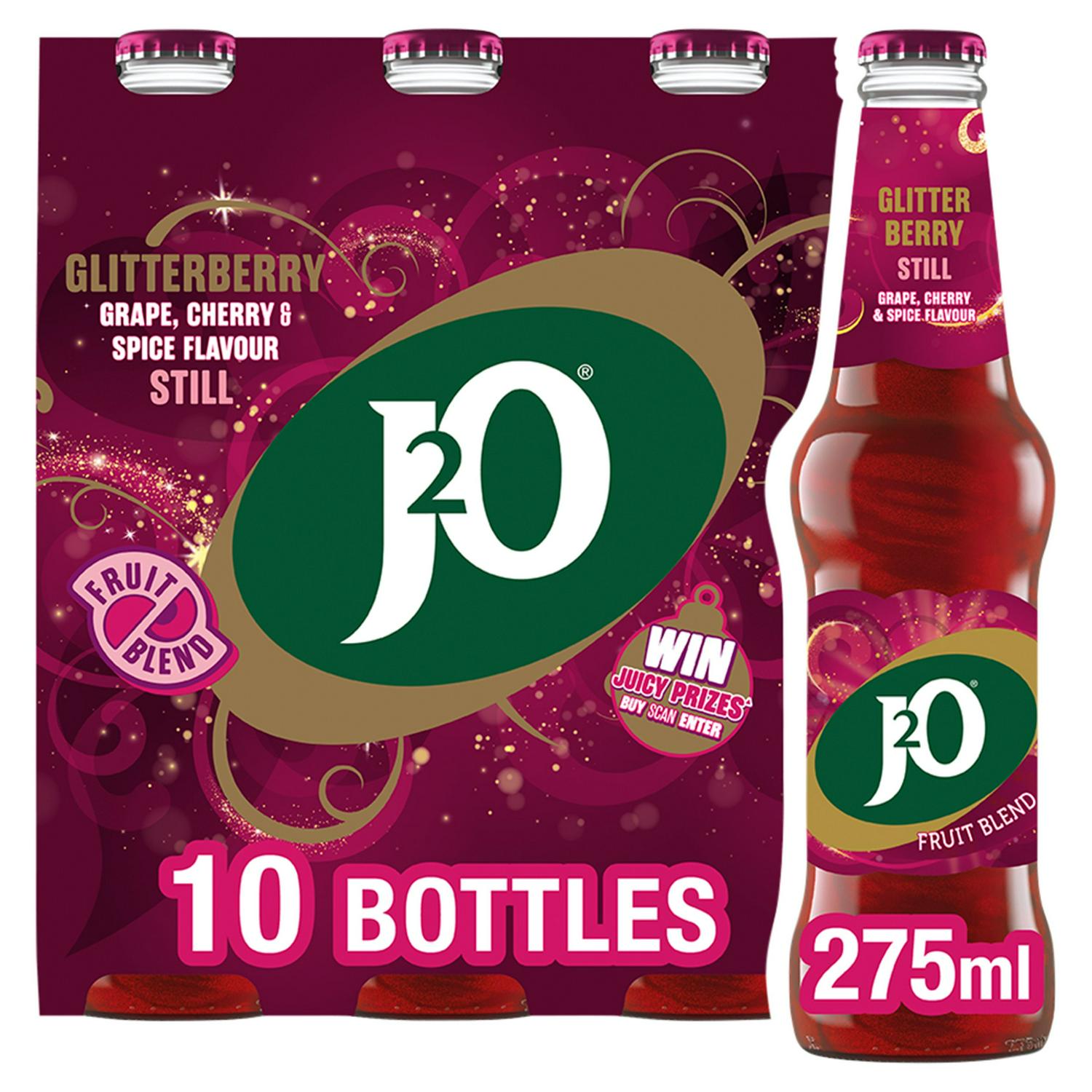 Grape, Cherry and Spice Flavour Soft Drink, Pack of 10 x 275ml