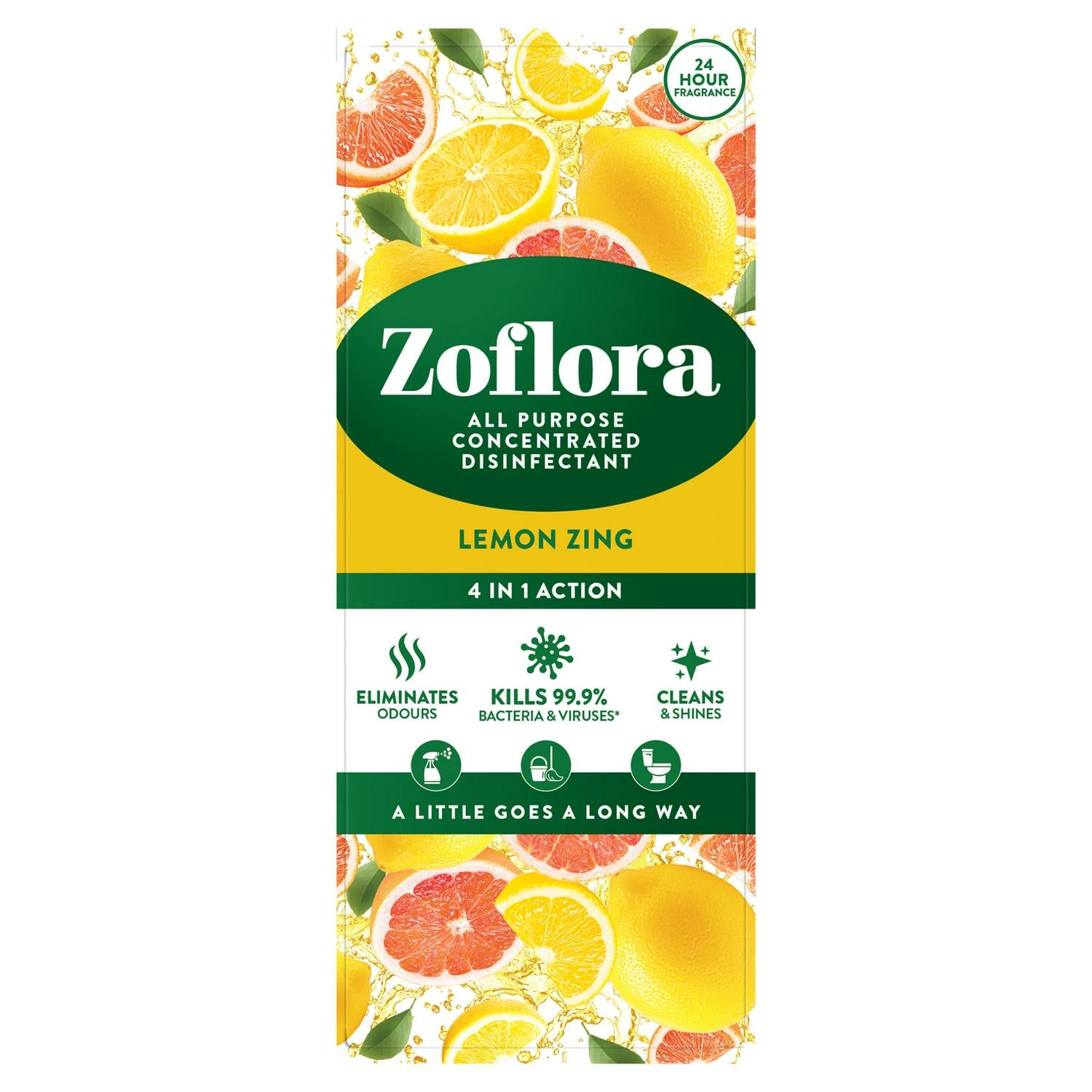 Zoflora concentrated disinfectant Lemon Zing 500ml (British brand)