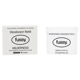 Fussy natural deodorant refill wilderness 40g - British product