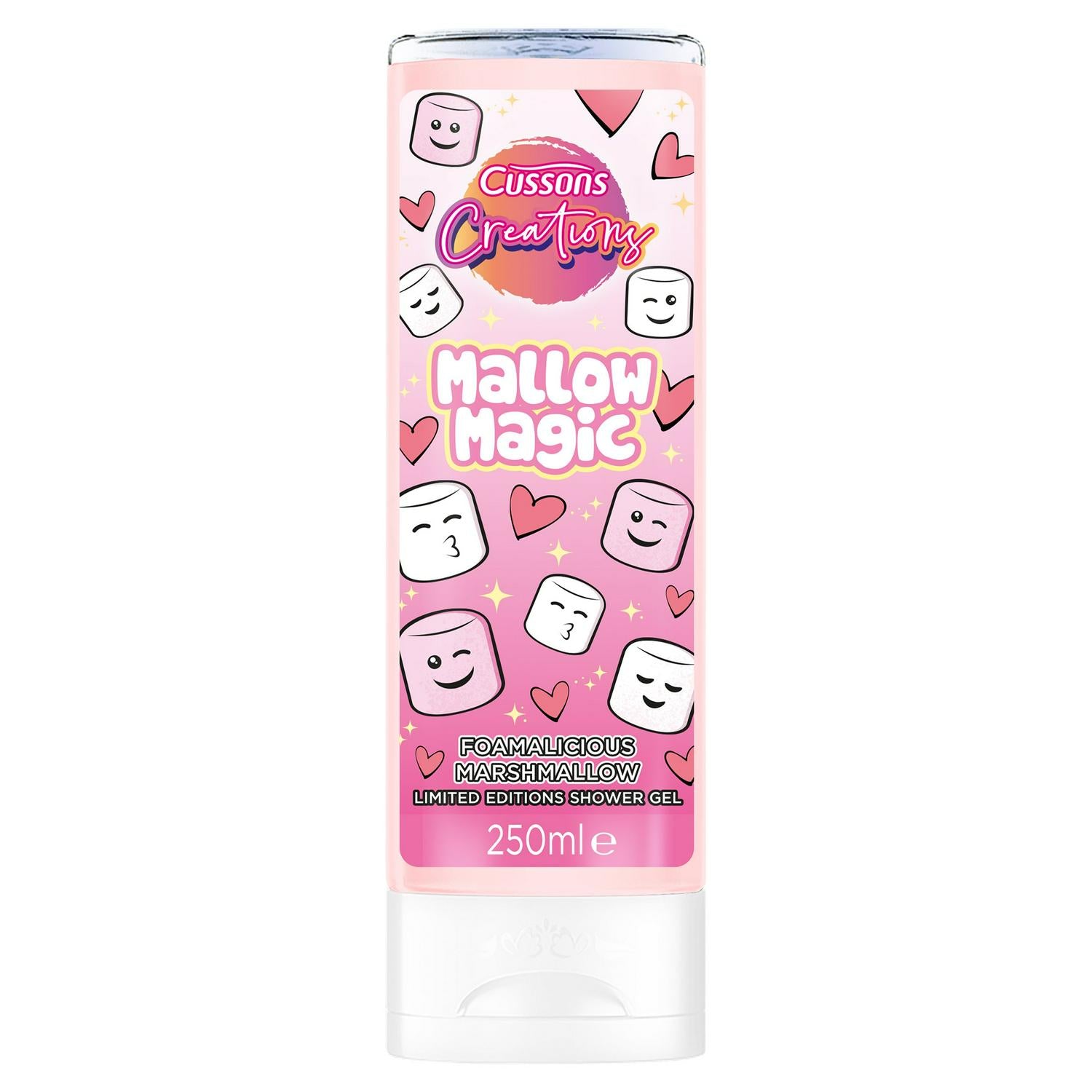Marshmallow-Scented Shower Gel for Soft Skin 250ml