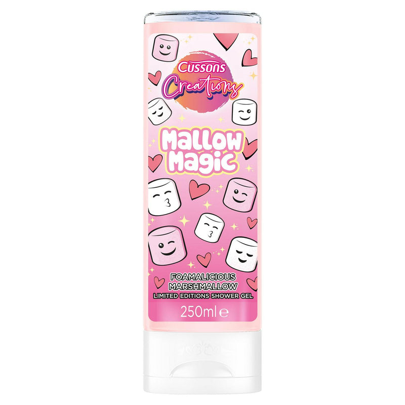 Marshmallow-Scented Shower Gel for Soft Skin 250ml