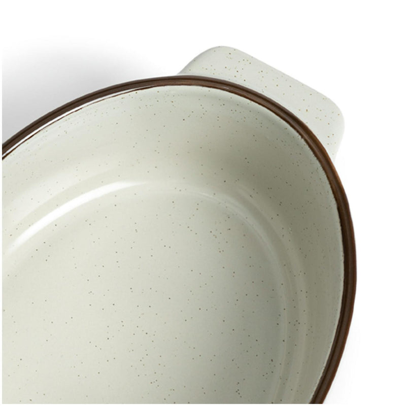 Habitat Small Ceramic Roaster Grey Speckle Finish, UK version