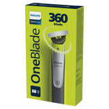 Philips OneBlade 360 Face Trimmer with Comb Attachment, imported from the UK