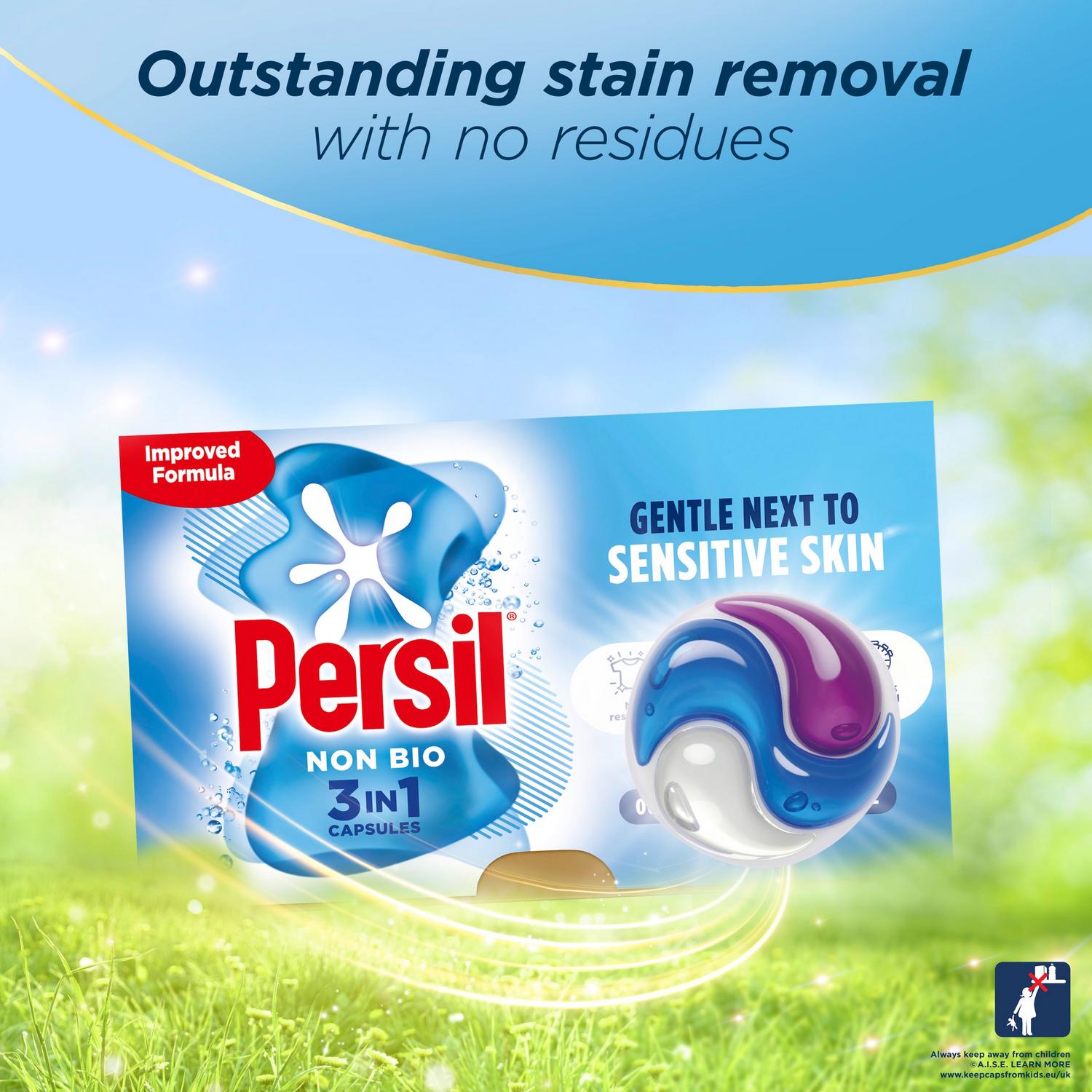 Non-Bio 3-in-1 Washing Capsules for Sensitive Skin, 26 Washes