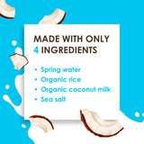 Rude Health coconut drink rice blend 1L, imported from the UK