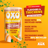Oxo chicken herb stock powder 100g, imported from the UK