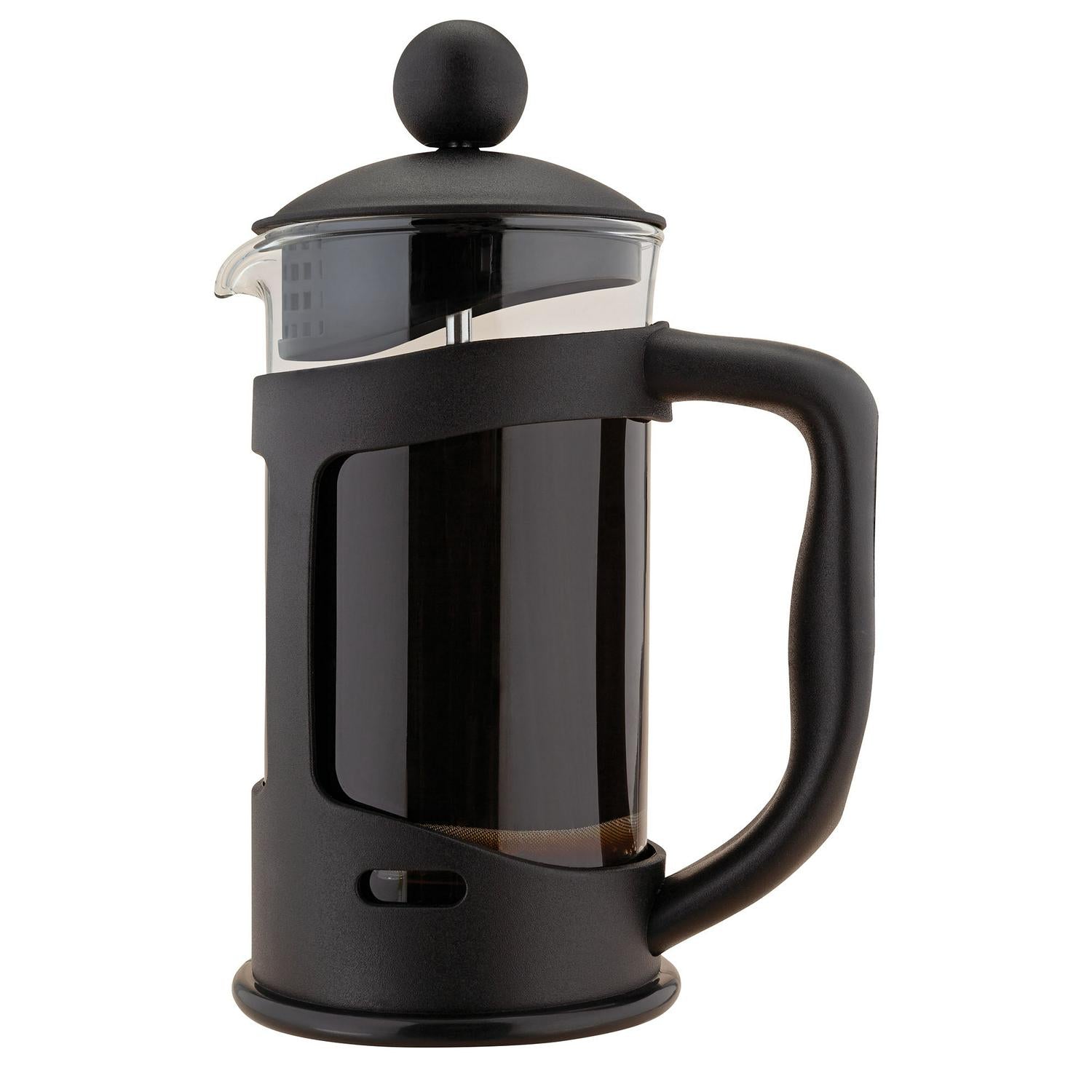 Habitat black plastic cafetiere 3 cup capacity, UK version