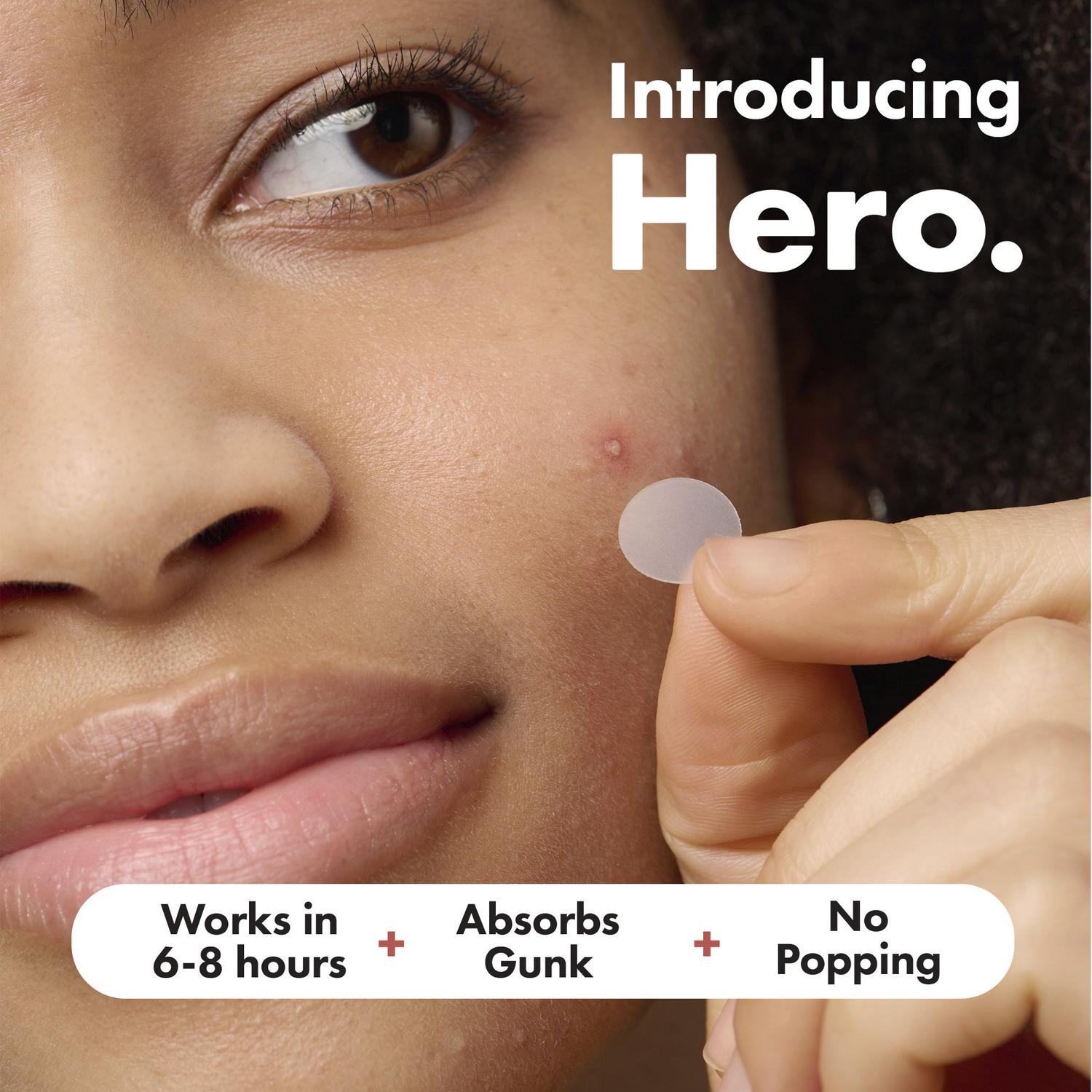 Hero Cosmetics Mighty Patch spot patches 24 pack, imported from the UK