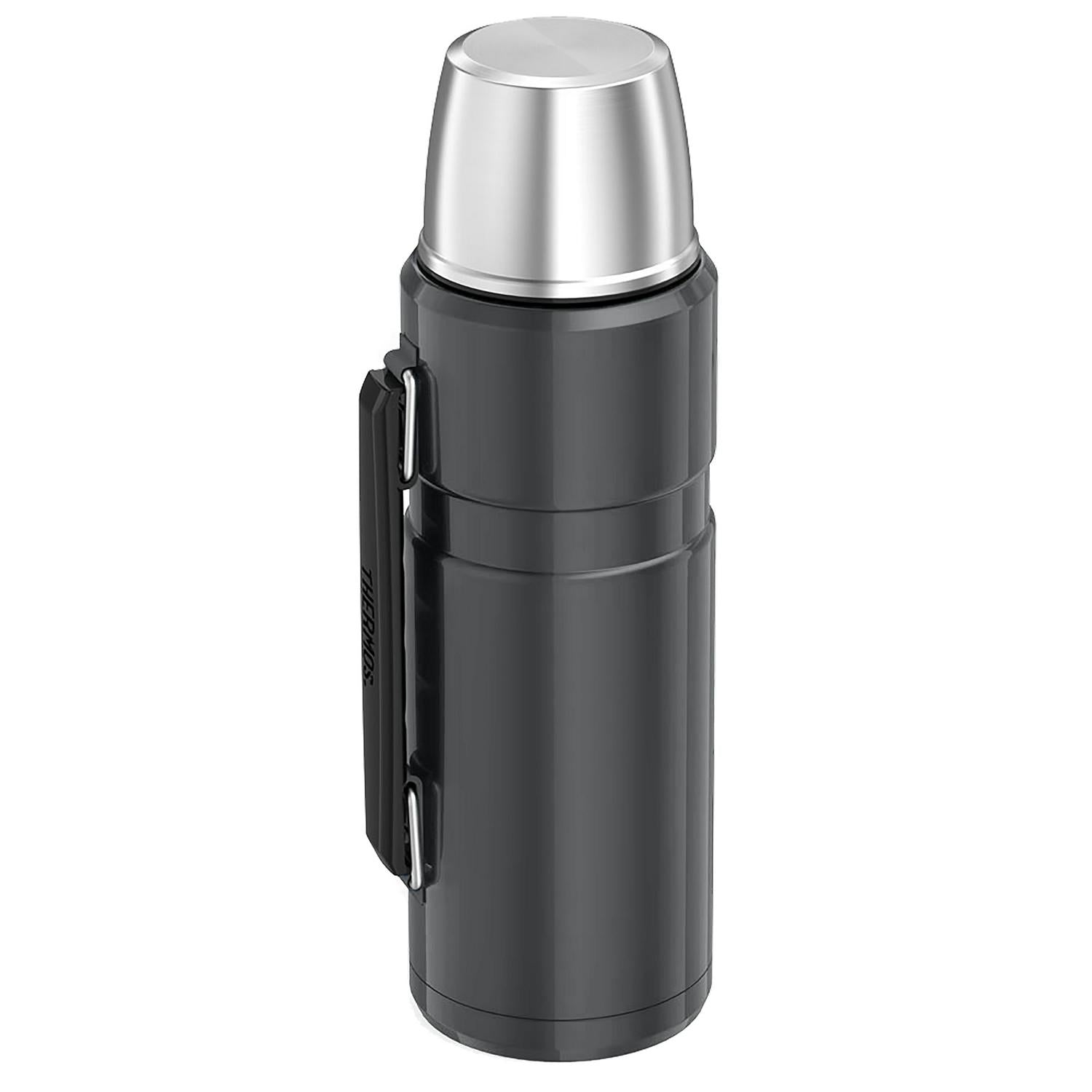 Thermos 1.2 Litre Stainless Steel King Flask - Gunmetal Grey