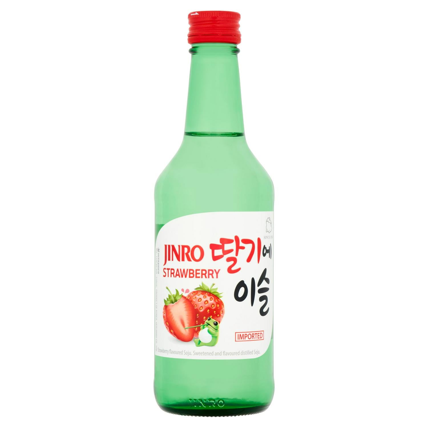 Jinro Strawberry Flavoured Soju 350ml (British brand)