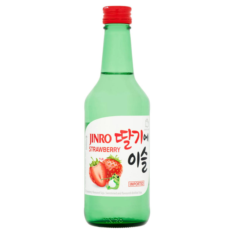 Jinro Strawberry Flavoured Soju 350ml (British brand)