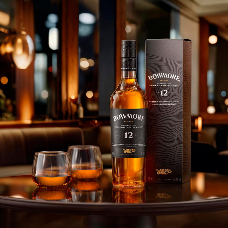 Bowmore 12 Year Old Single Malt Scotch Whisky 70cl - British product