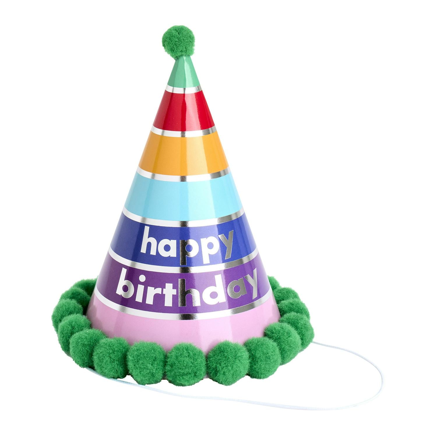 Sainsbury's Home rainbow party hat 21cm (British brand)