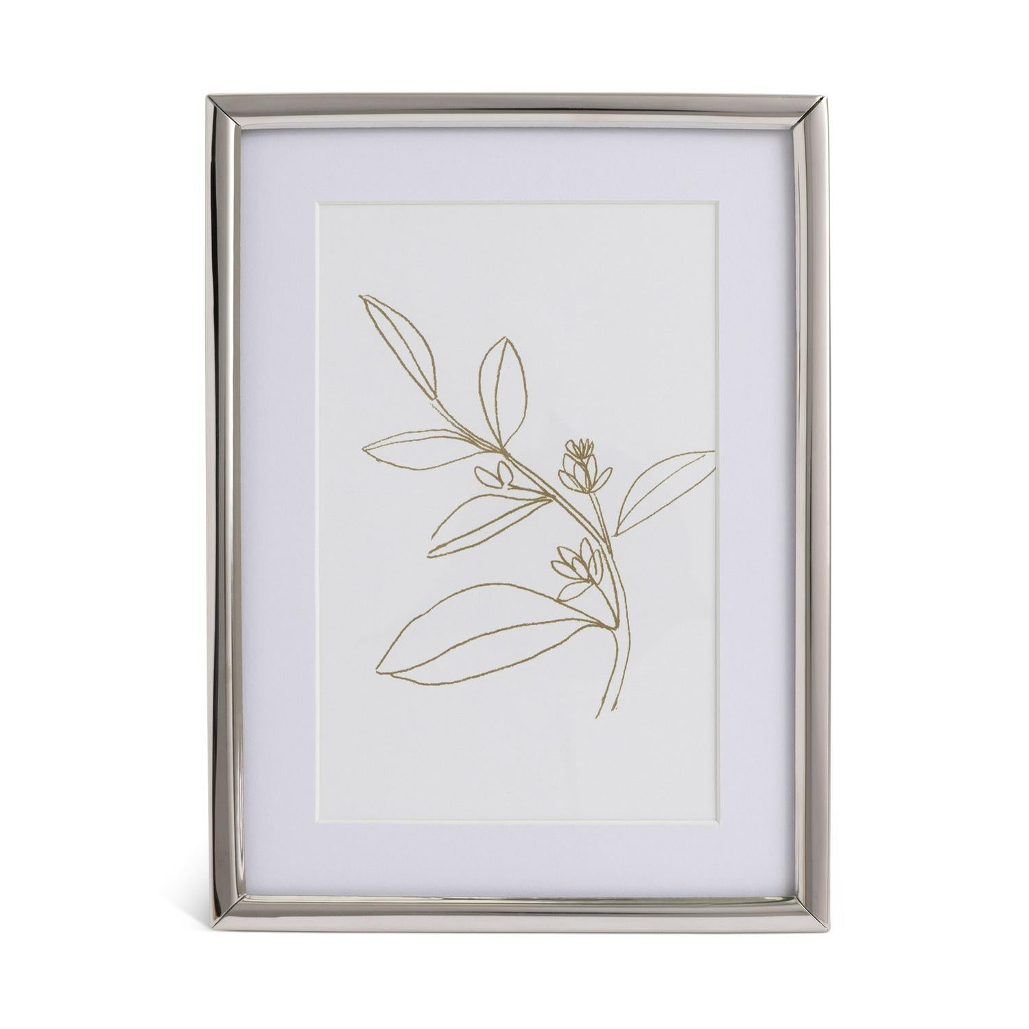 Habitat skinny metal picture frame silver 19x14cm - British product
