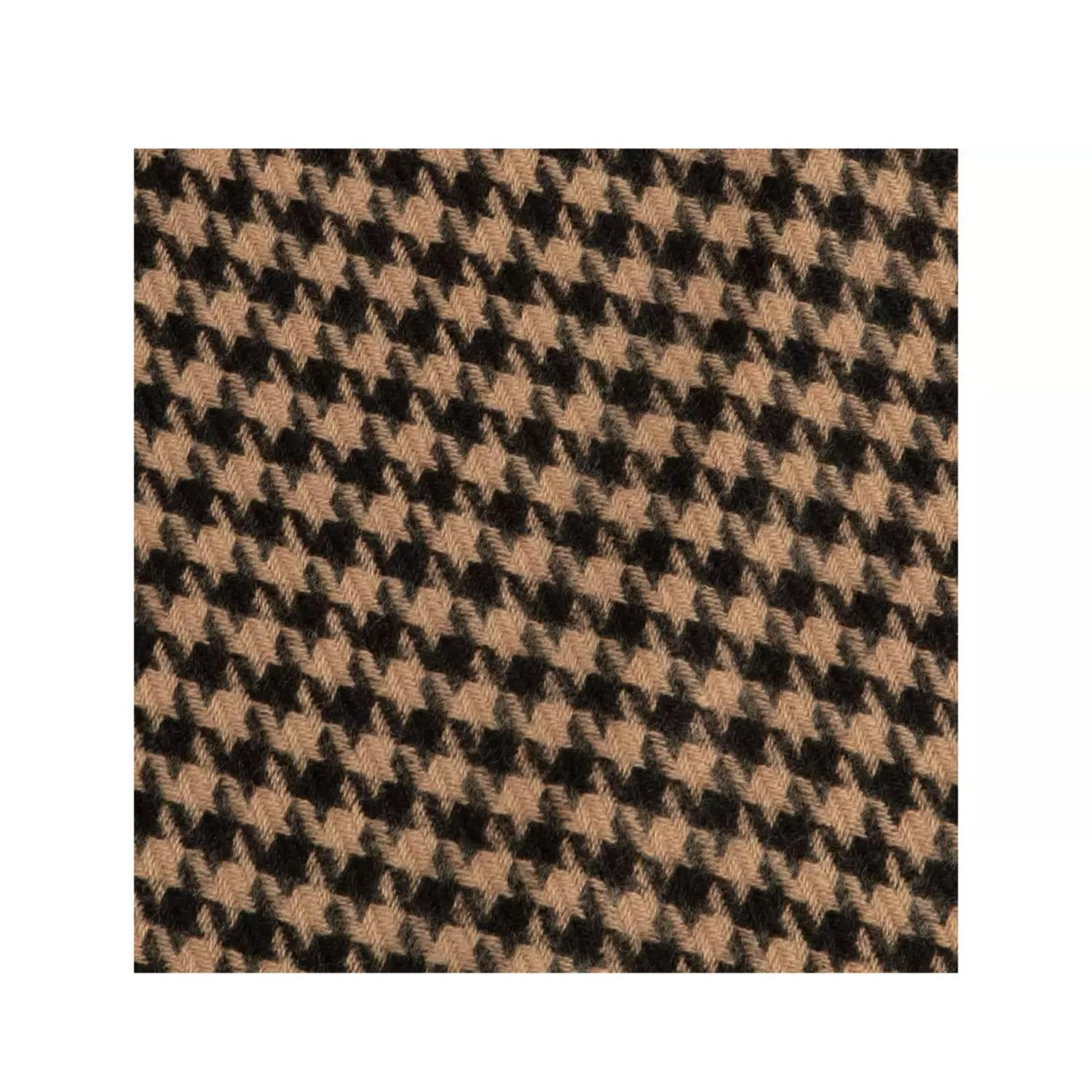 Habitat Houndstooth Throw Brown Black 150x125cm, UK version