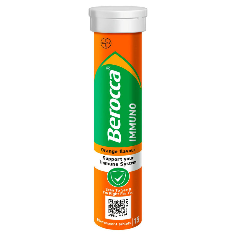 Berocca Immuno-Energy Tabletter 15-pakning - Britisk produkt