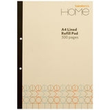 Sainsbury's Home lined notebook refill 300 pages (British brand)
