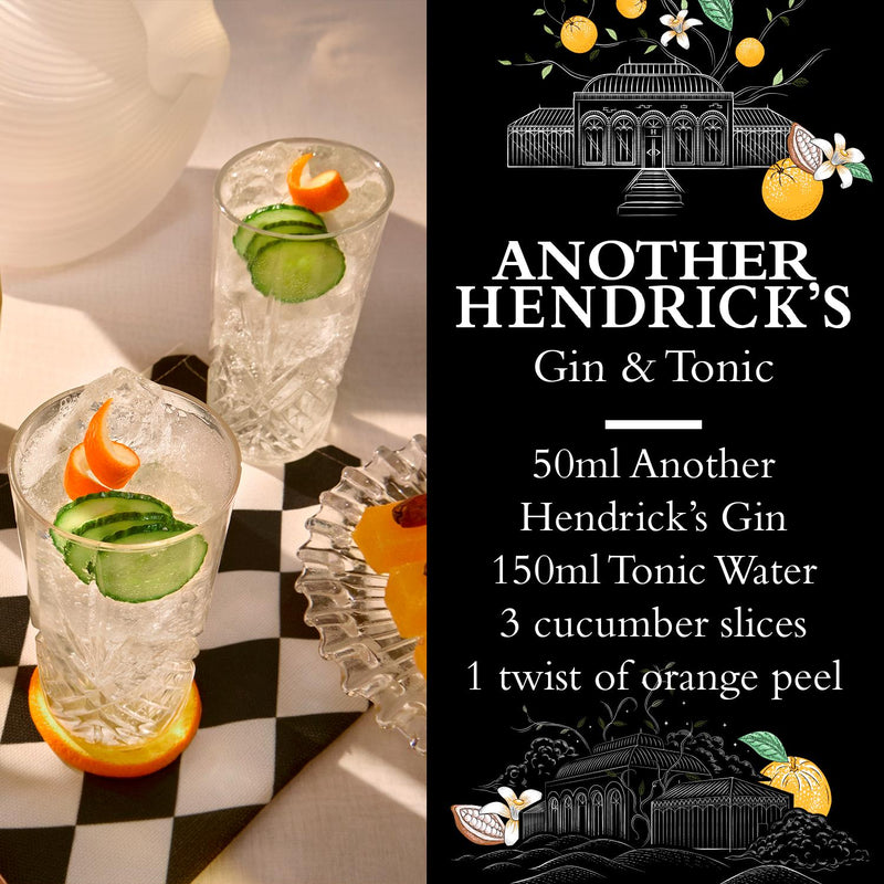 Hendrick's Another Gin 70cl, Scottish gin with orange blossom - British product