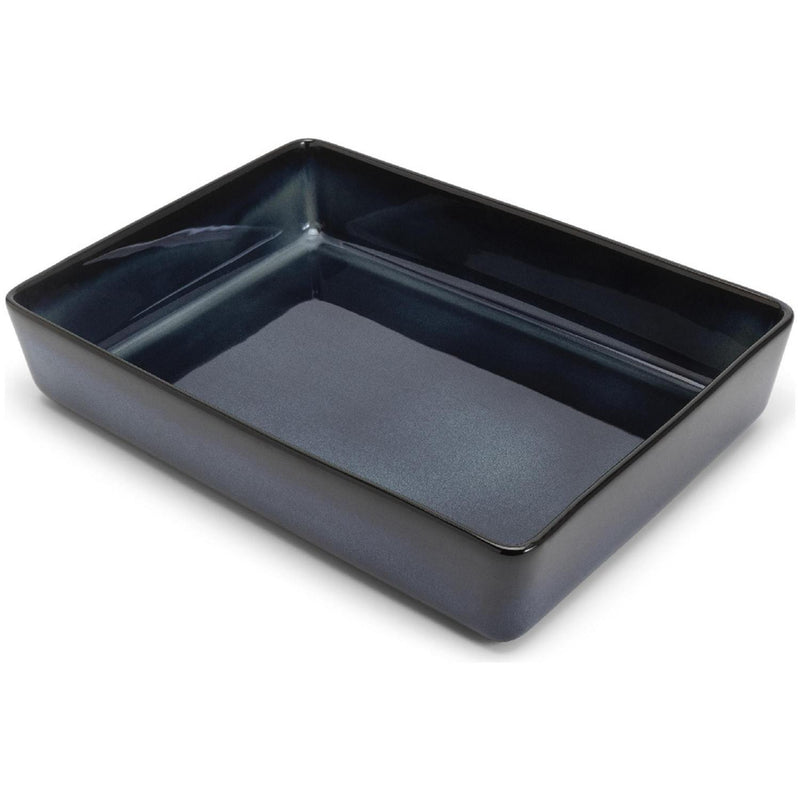 Habitat stoneware roaster navy blue 33.3cm, UK version