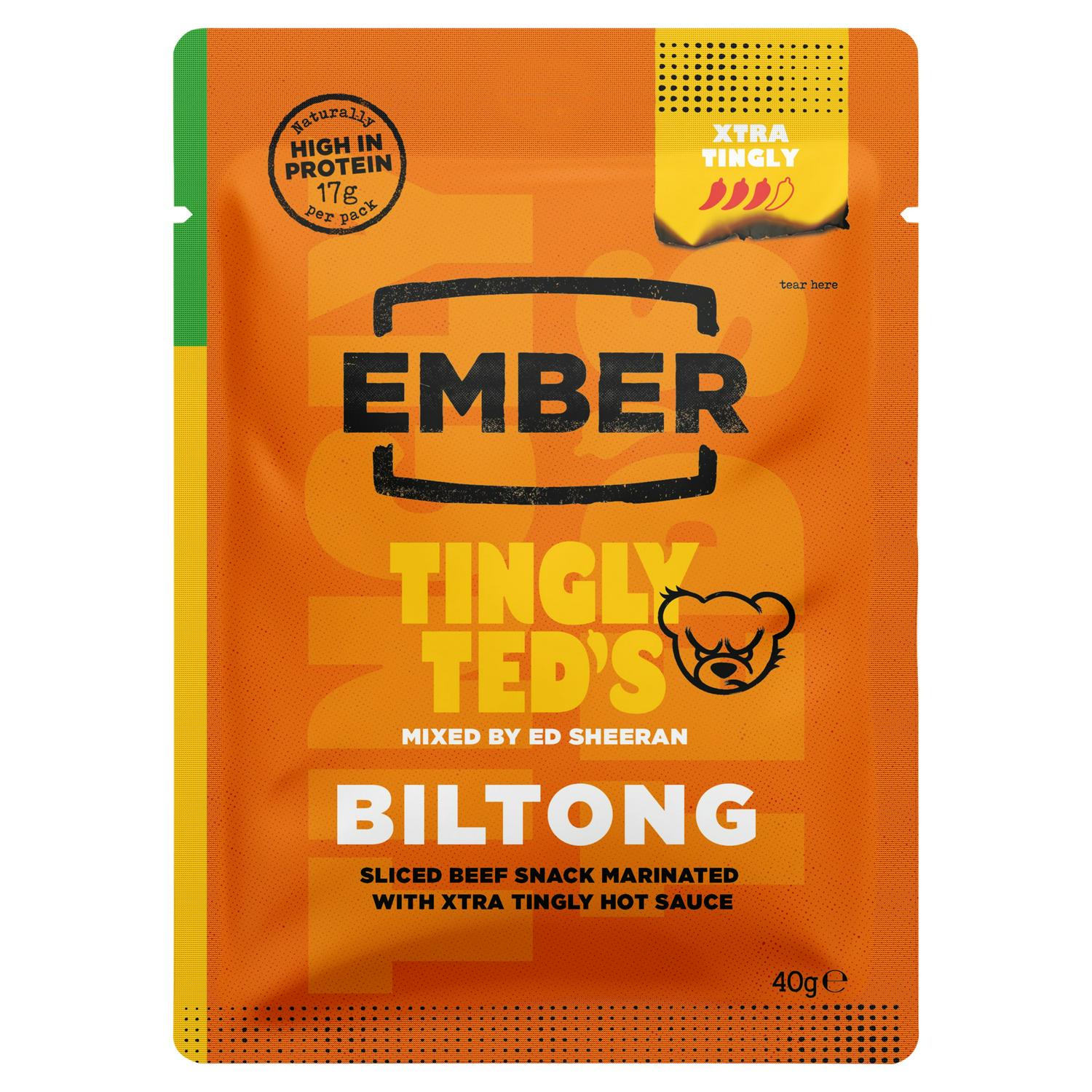Spicy Marinated Beef Biltong Snack 40g
