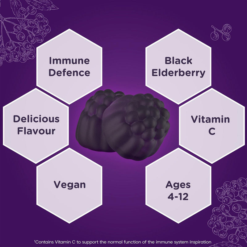 Sambucol Kids Black Elderberry Gummies x30