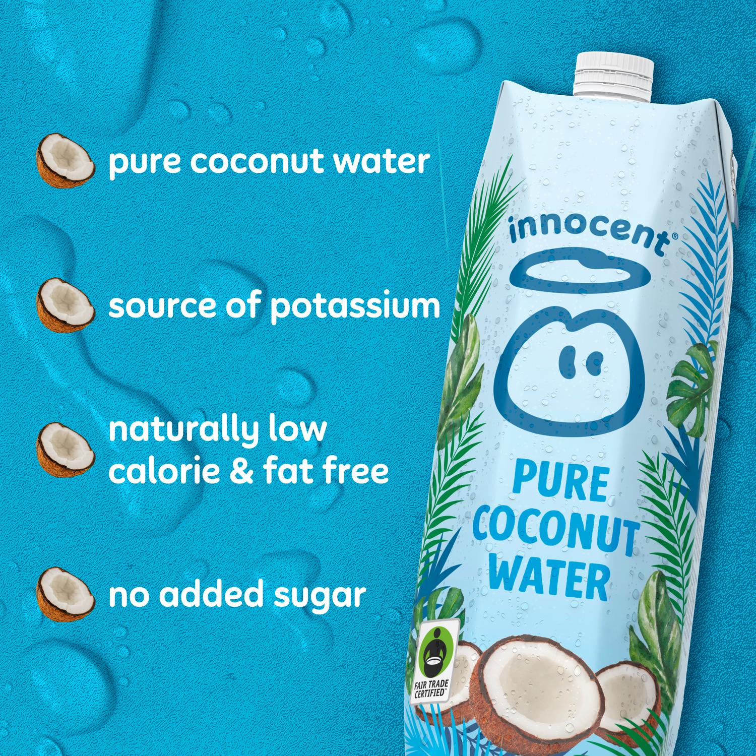 Innocent 100% Pure Coconut Water 1 Litre, UK version
