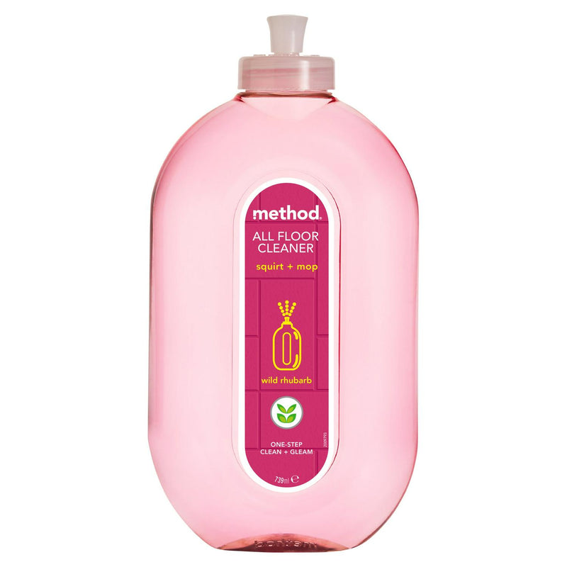Method All Floor Cleaner Wild Rhubarb 739ml, imported from the UK