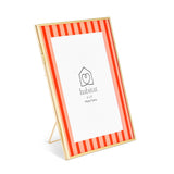 Habitat Pink Wavy Glass Photo Frame 5x7, UK version