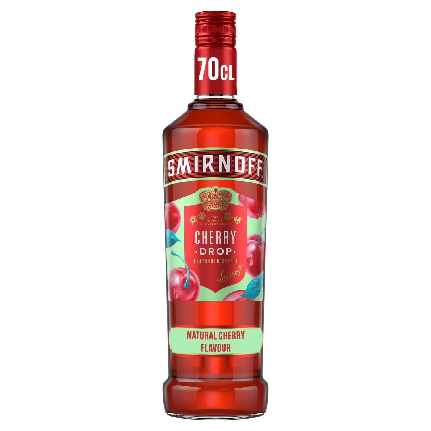 Smirnoff Cherry Drop flavoured spirit 70cl (British brand)