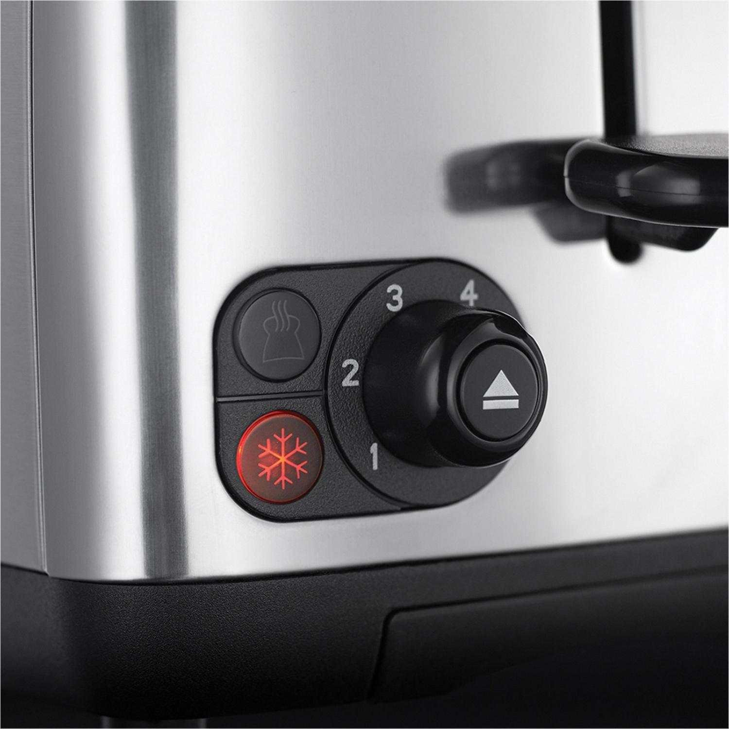 Russell Hobbs 2 slice toaster stainless steel 26.6x16.8x20cm, imported from the UK