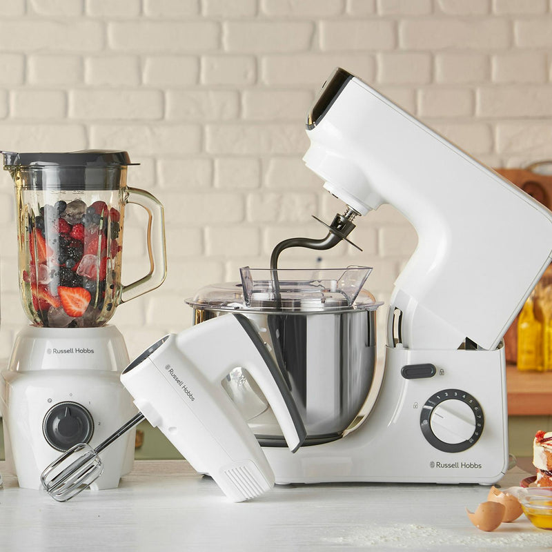 Russell Hobbs Go Create white hand mixer, imported from the UK