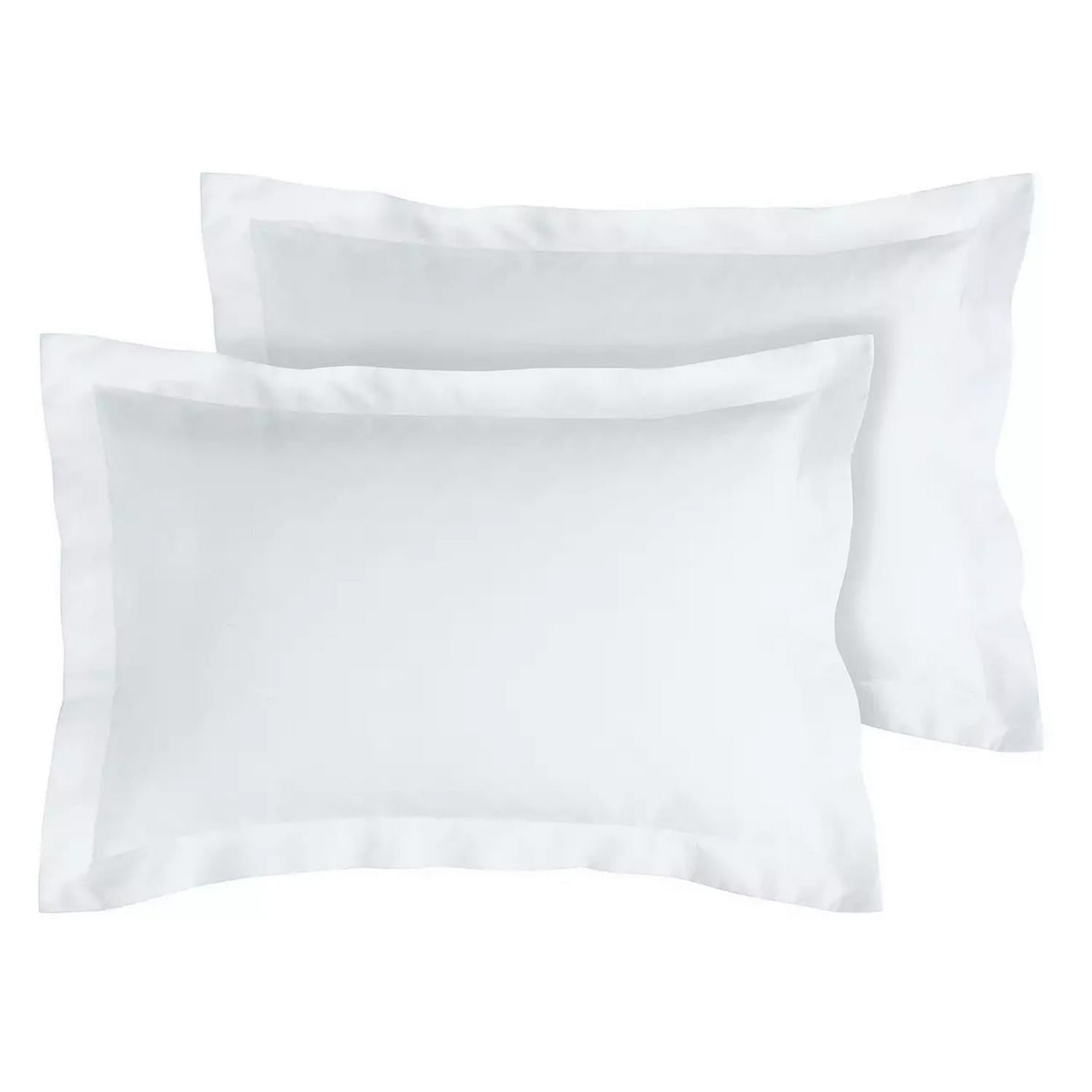 Habitat cotton rich Oxford pillowcase pair white 50x75cm, UK version
