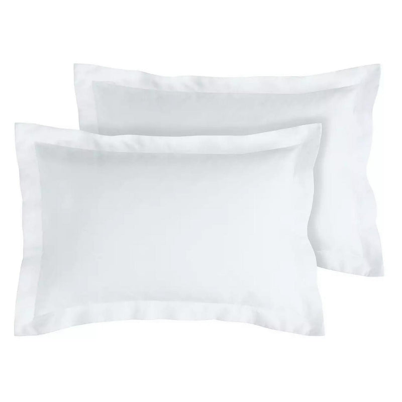 Habitat cotton rich Oxford pillowcase pair white 50x75cm, UK version