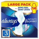 Always Flexprotect Sanitary Towels Night Size 3 with Wings Pads x14