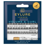 Volume and Curl Cluster Strip Lashes with 18-Hour Adhesive