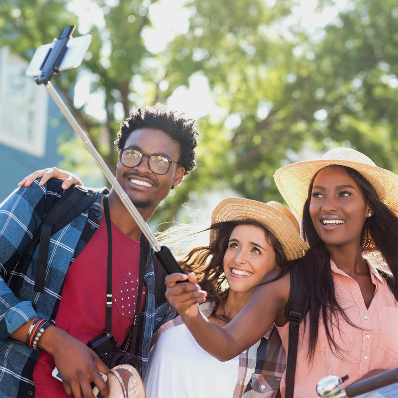 Juice Social 4-in-1 Glow Selfie Stick Black 103cm, UK version