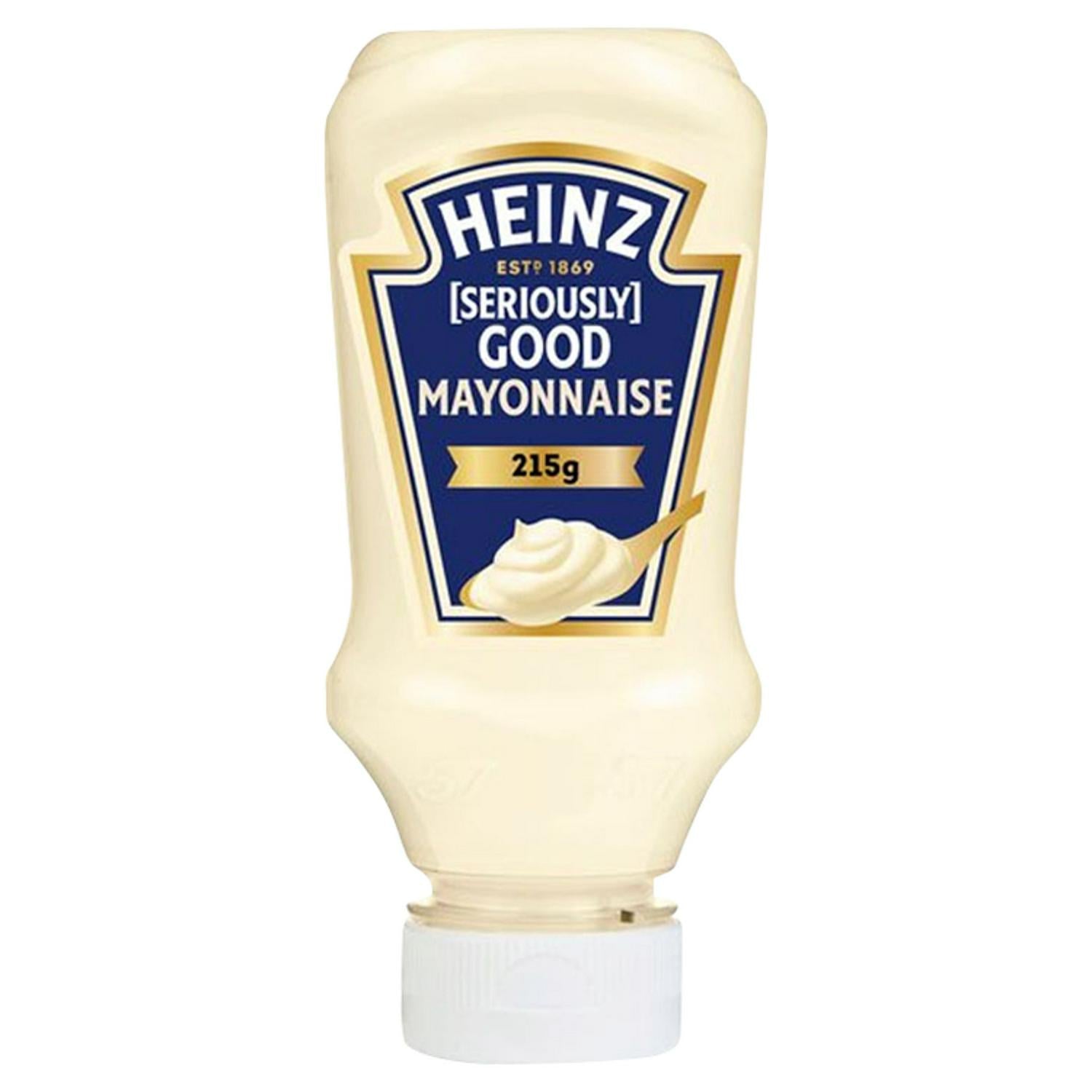 Heinz Seriously Good Mayonnaise 215g jar, UK version