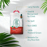 Green Dragon Thai Hom Mali Fragrant Rice 5kg, UK version