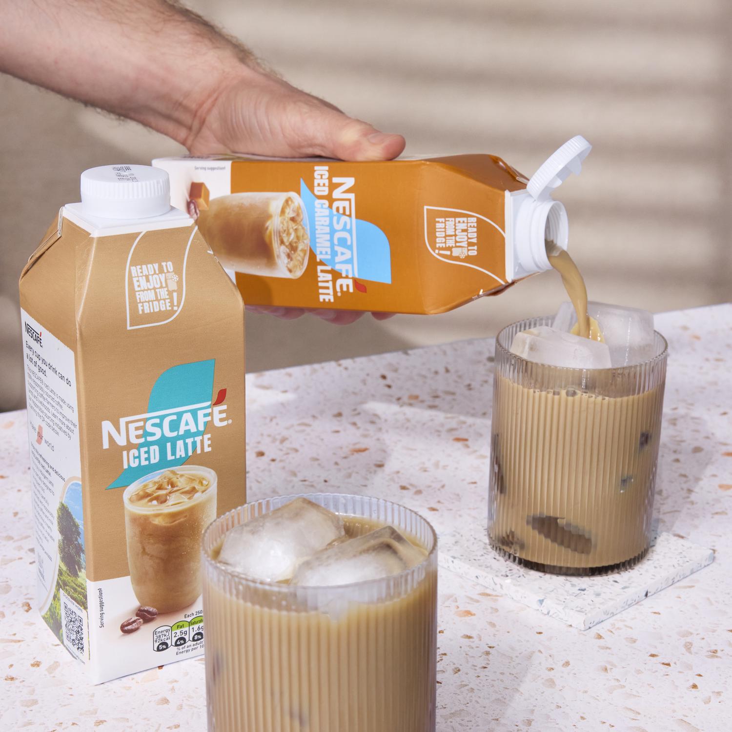 Nescafé Iced Coffee Latte Multiserve 750ml, imported from the UK